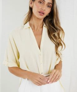 Desire CLOTHING Synna Shirt - Yellow
