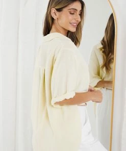 Desire CLOTHING Synna Shirt - Yellow