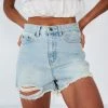 Cesi Fashion Maliah Shorts - Light Denim