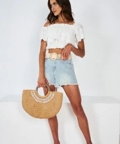 Cesi Fashion Maliah Shorts - Light Denim