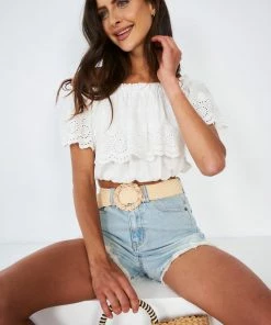 Cesi Fashion Maliah Shorts - Light Denim