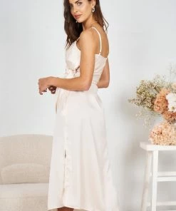 Esther The Label Laguna Dress - Champagne