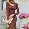 Style Box CLOTHING Talya Dress - Chocolate 2 Style Box CLOTHING Talya Dress - Chocolate