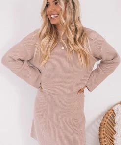 HQ Fashion CLOTHING Tatiana Skirt - Mocha