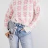 Miracle Fashion CLOTHING Tedynna Knit - Pink Floral