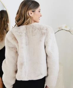 Pink Diamond CLOTHING Terah Jacket - Beige