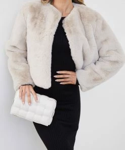 Pink Diamond CLOTHING Terah Jacket - Beige