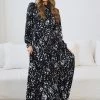 Dream House Tesia Dress - Black Print