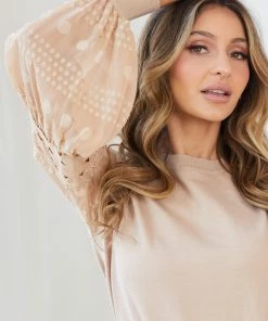 Style Box Tia Top - Beige