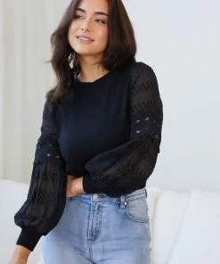 Style Box Tia Top - Black