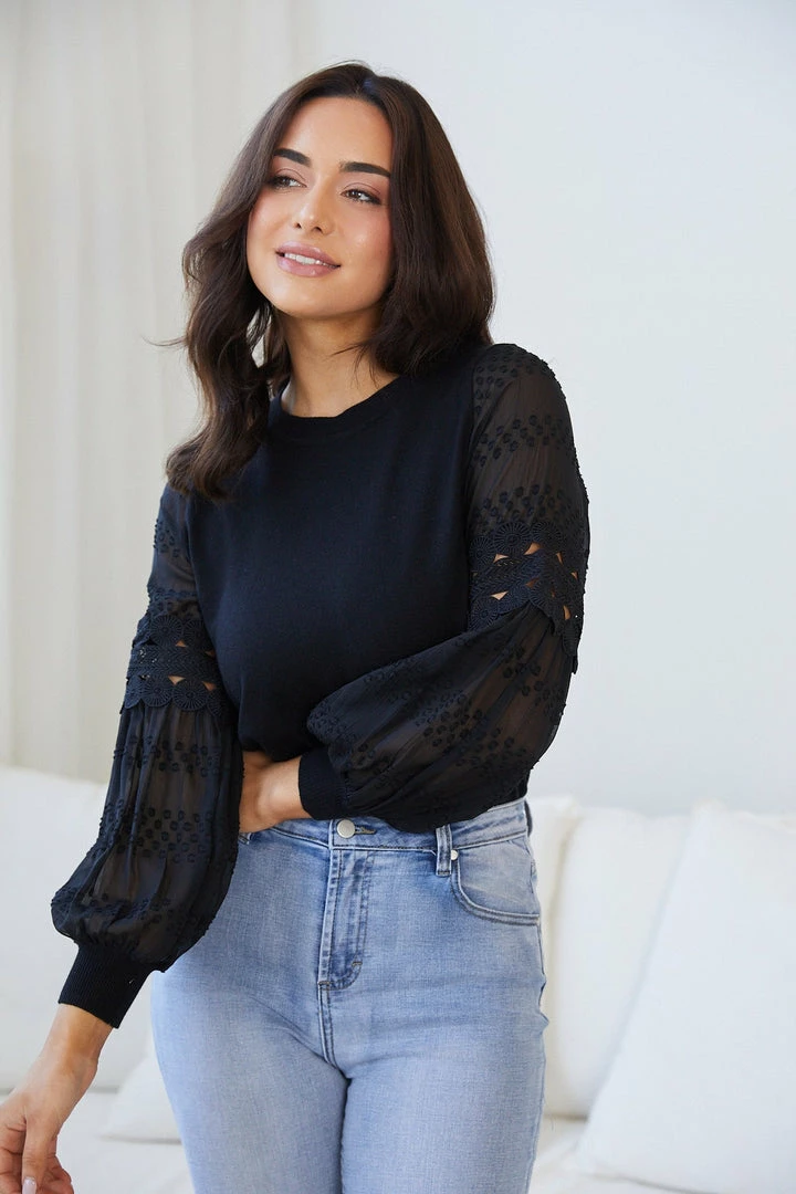 Style Box Tia Top - Black 3 Style Box Tia Top - Black