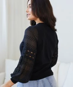 Style Box Tia Top - Black