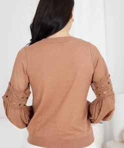 Style Box Tia Top - Camel