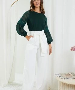 Style Box Tia Top - Forest Green