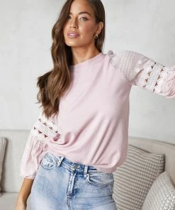 Style Box Tia Top - Pink CLOTHING