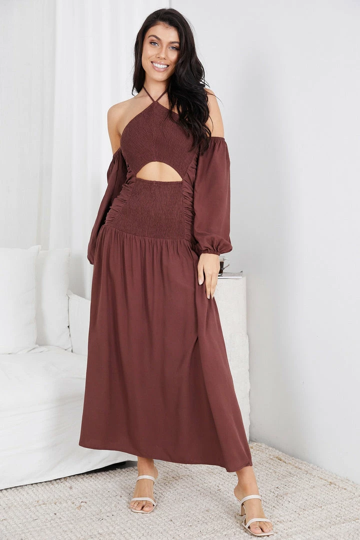 My Girl Timotania Dress - Chocolate 4 My Girl Timotania Dress - Chocolate