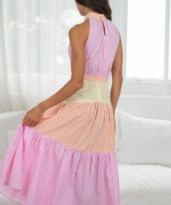 Qtrend Fashion PTY LTD Tobi Dress - Multi Stripe