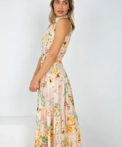 Qtrend Fashion PTY LTD Tobi Dress - Peach Floral