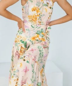 Qtrend Fashion PTY LTD Tobi Dress - Peach Floral
