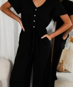 Miracle Fashion Maternity Dresses Tommy Jumpsuit - Black 11 Miracle Fashion Maternity Dresses Tommy Jumpsuit - Black