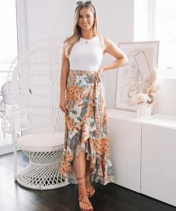 Rock Denim Maternity Dresses Trusting Skirt - Patch Print