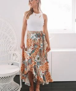 Rock Denim Maternity Dresses Trusting Skirt - Patch Print