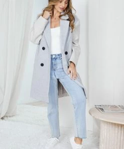 Ebby And I CLOTHING Tryphena Jacket - Grey Multi