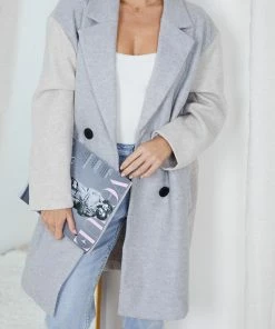 Ebby And I CLOTHING Tryphena Jacket - Grey Multi