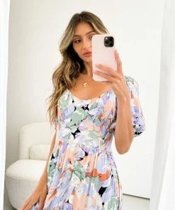 ESTHER & CO. Uke Dress - Floral Print DRESSES