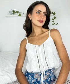 WeLove Fashion Urika Singlet - White 8 WeLove Fashion Urika Singlet - White