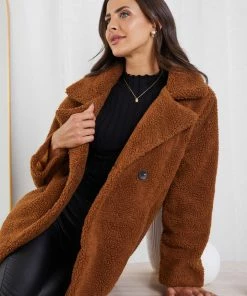 Pink Diamond CLOTHING Ursala Jacket - Tan