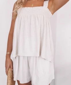 Ebby And I Tempo Top - Beige CLOTHING 10 Ebby And I Tempo Top - Beige CLOTHING