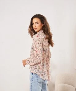 So In Style Viorica Top - Blush Floral