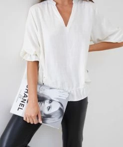 Miracle Fashion CLOTHING Viviette Blouse - White