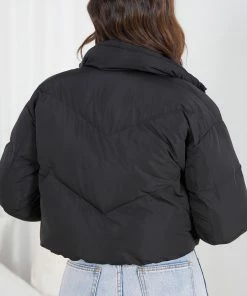 Style Box Vylet Puffer Jacket - Black