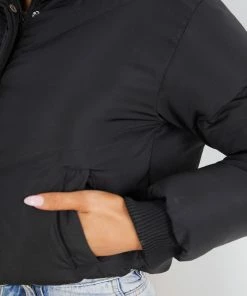 Style Box Vylet Puffer Jacket - Black