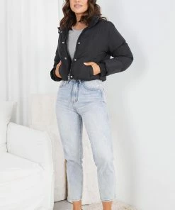 Style Box Vylet Puffer Jacket - Black