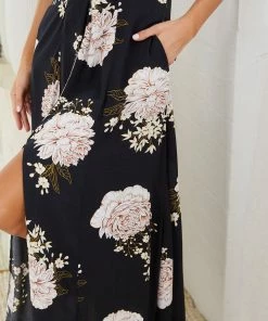 Miracle Fashion DRESSES Wilhemina Dress - Black Floral