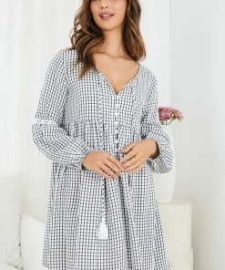 Miracle Fashion Willa Dress - White Print DRESSES