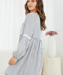 Miracle Fashion Willa Dress - White Print DRESSES 11 Miracle Fashion Willa Dress - White Print DRESSES