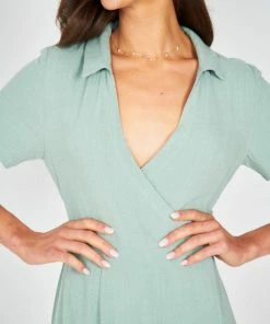 Desire Wren Dress - Sage DRESSES