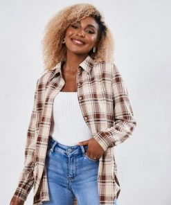 Spicy Sugar Omarosa Shirt - Beige Print