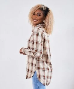 Spicy Sugar Omarosa Shirt - Beige Print