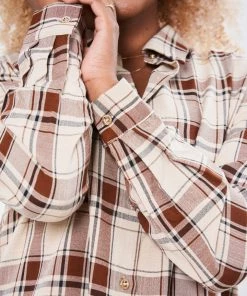 Spicy Sugar Omarosa Shirt - Beige Print