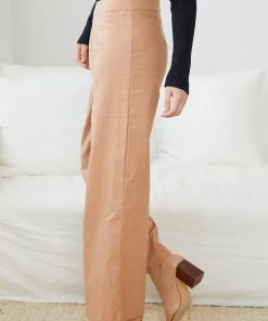Miracle Fashion Xaranza Pants - Tan CLOTHING