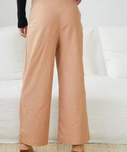 Miracle Fashion Xaranza Pants - Tan CLOTHING
