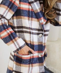 Pink Diamond CLOTHING Yaellise Blazer - Cream Check