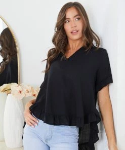 Miracle Fashion Yarie Blouse - Black