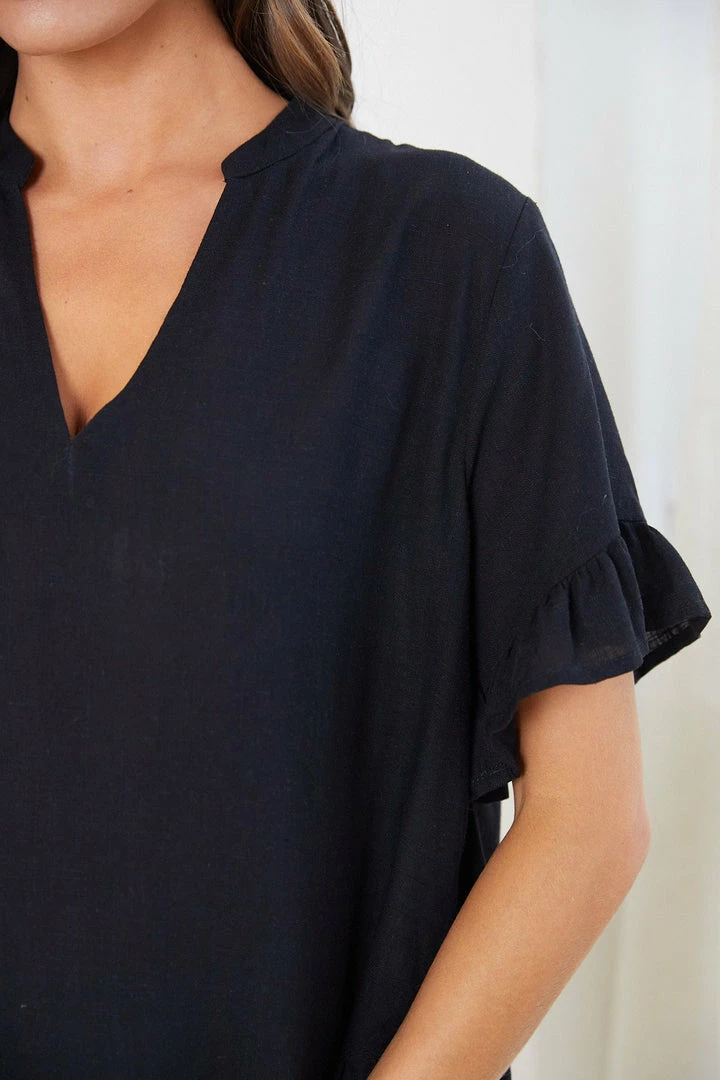 Miracle Fashion Yarie Blouse - Black 9 Miracle Fashion Yarie Blouse - Black