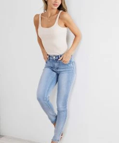 Qtrend Fashion PTY LTD Yolonda Singlet - Beige CLOTHING 14 Qtrend Fashion PTY LTD Yolonda Singlet - Beige CLOTHING